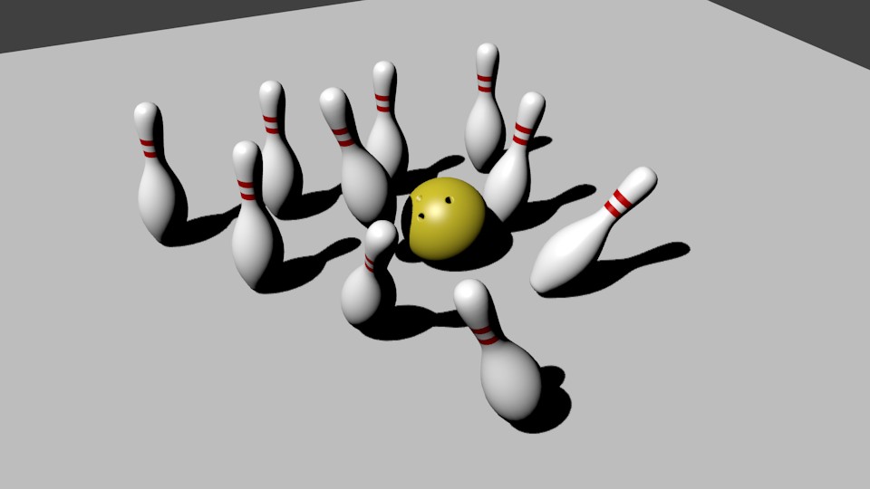Bowling Ball and Pins preview image 1